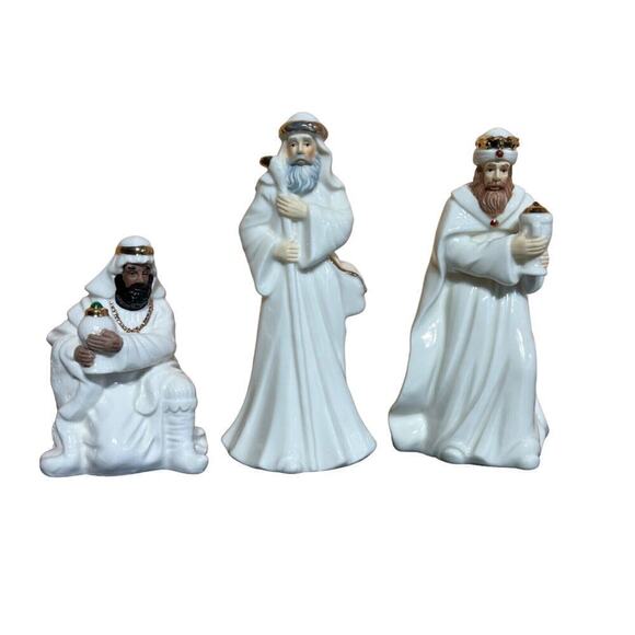 Christmas Nativity scene figures porcelain. Christmas Decor! Jesus. Holiday. - Picture 3 of 7